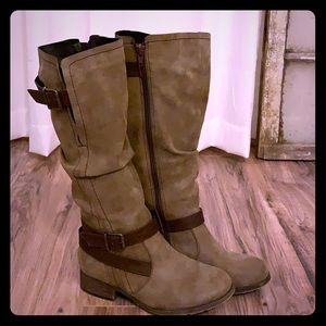 Brown knew high boots